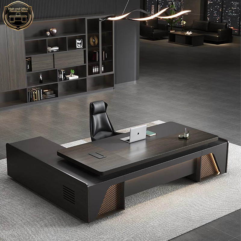 Office Tech Management - Scrivania direzionale moderna di lusso a