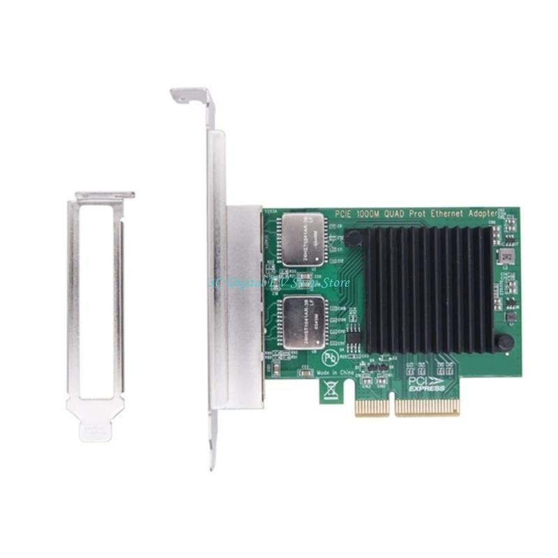 Gigabit Network Card - Scheda rete server PCIe E74D Adattatore