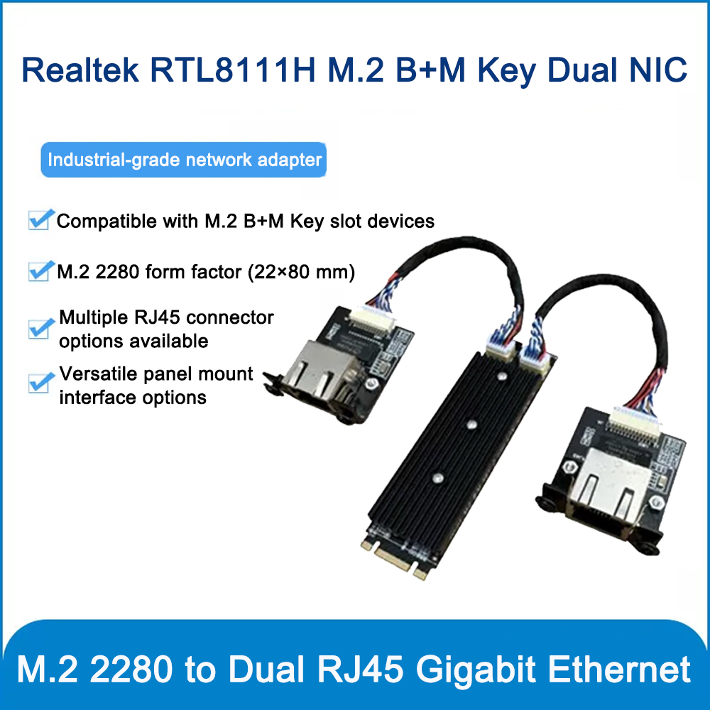 Scheda di rete industriale M.2 - Gigabit Network Card recensione e prezzo