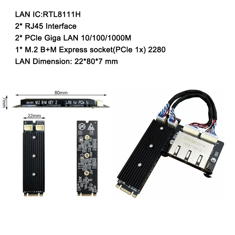 Scheda di rete industriale M.2 - Gigabit Network Card recensione e prezzo