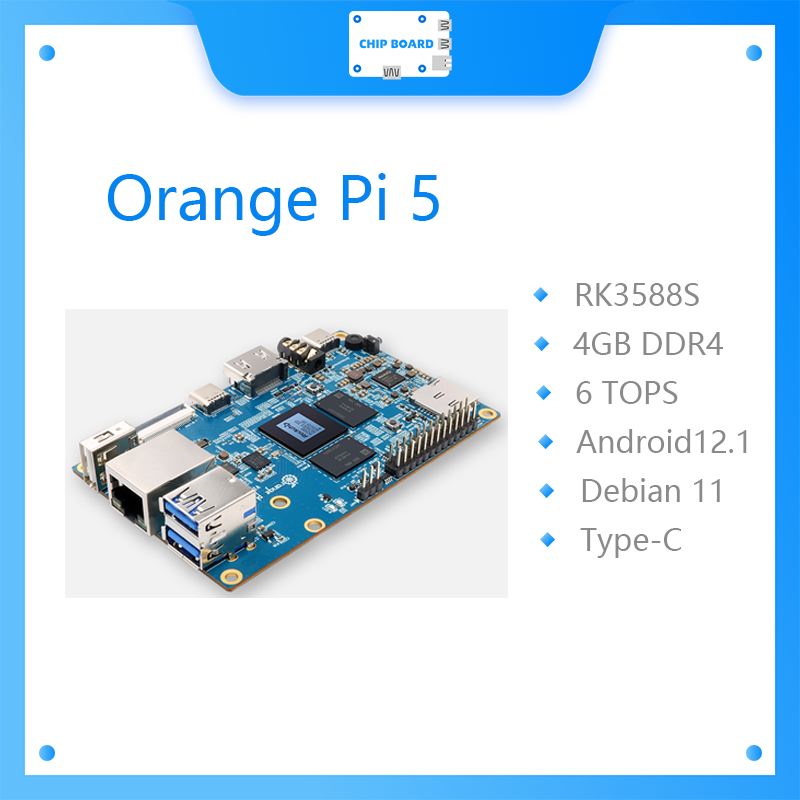 Orange Pi 5 4GB RK3588S, modul - Gigabit Network Card recensione e prezzo
