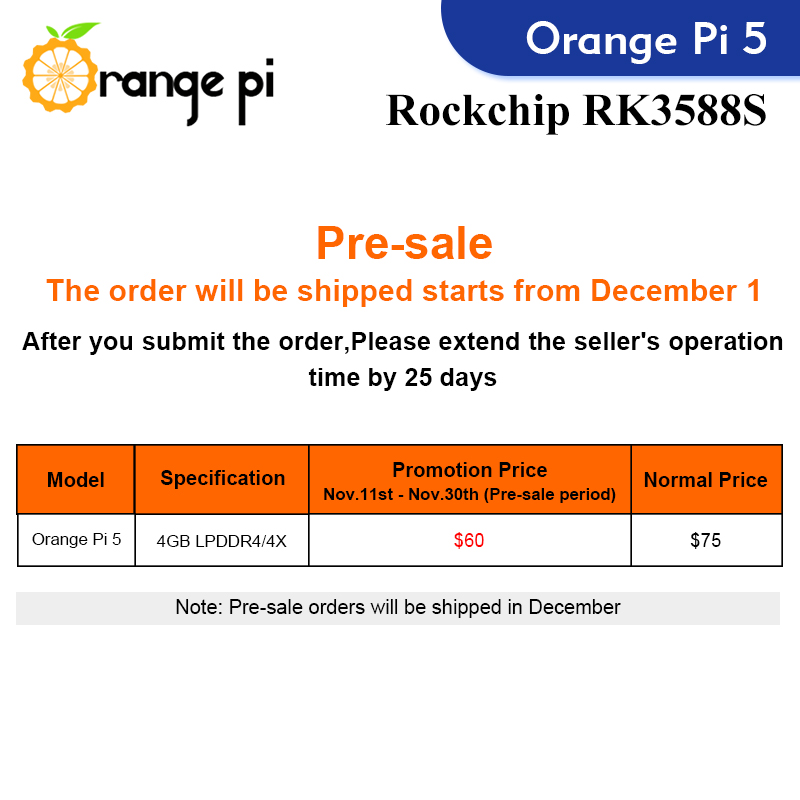 Orange Pi 5 4GB RK3588S, modul - Gigabit Network Card recensione e prezzo