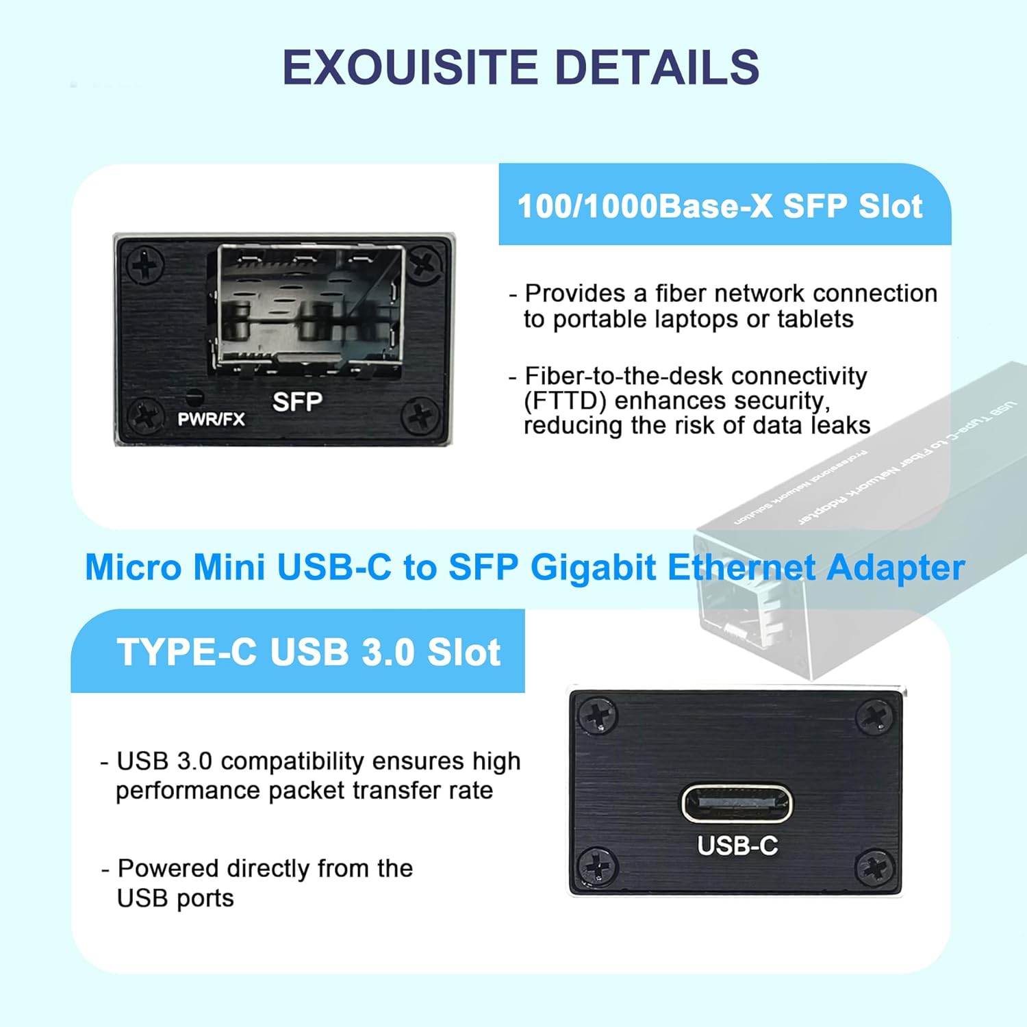 Adattatore USB 3.0 a SFP Gigab - Gigabit Network Card recensione e prezzo