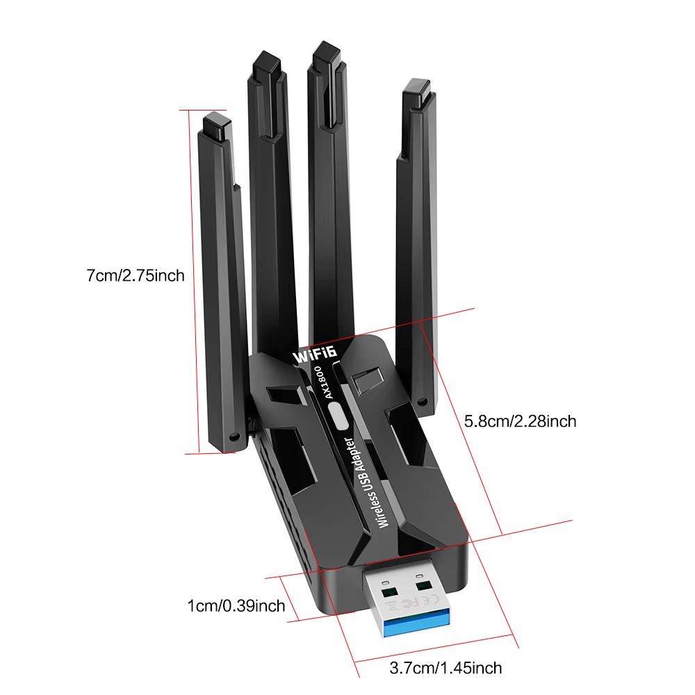 Adattatore USB 3.0 WiFi 6 1800 - Gigabit Network Card recensione e prezzo